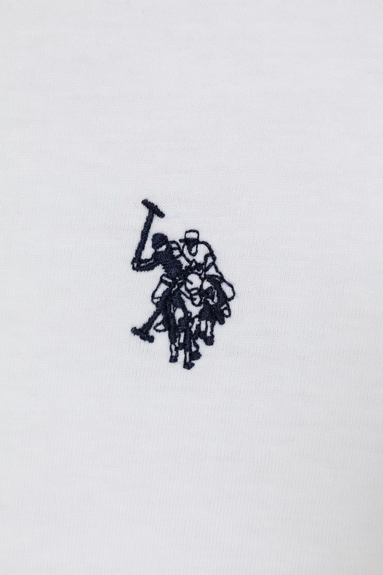 U.S. Polo Assn. tričko dětské bavlněné bílá USP2374