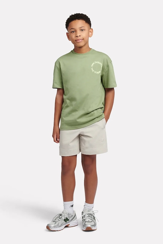 New Balance kratka majica ženska bombažna LAKB0177