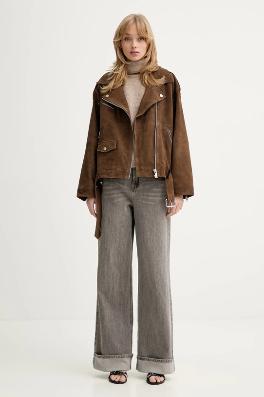 Gestuz kamizelka z dodatkiem wełny 10910853 beżowy SS26