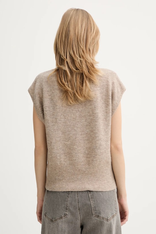 Odzież Gestuz kamizelka z dodatkiem wełny 10910853 beżowy