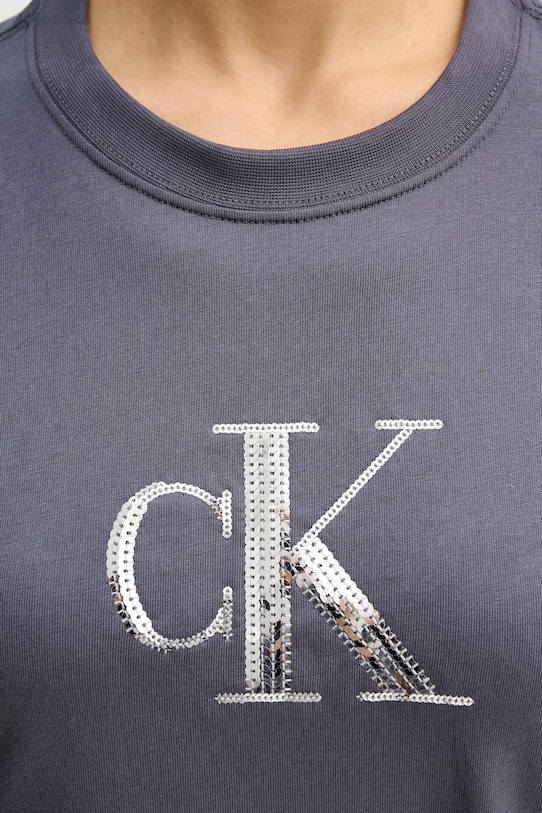 Calvin Klein Jeans t-shirt bawełniany LV044E215G szary