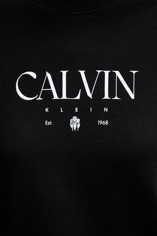 Calvin Klein Jeans t-shirt bawełniany LV047E813G czarny