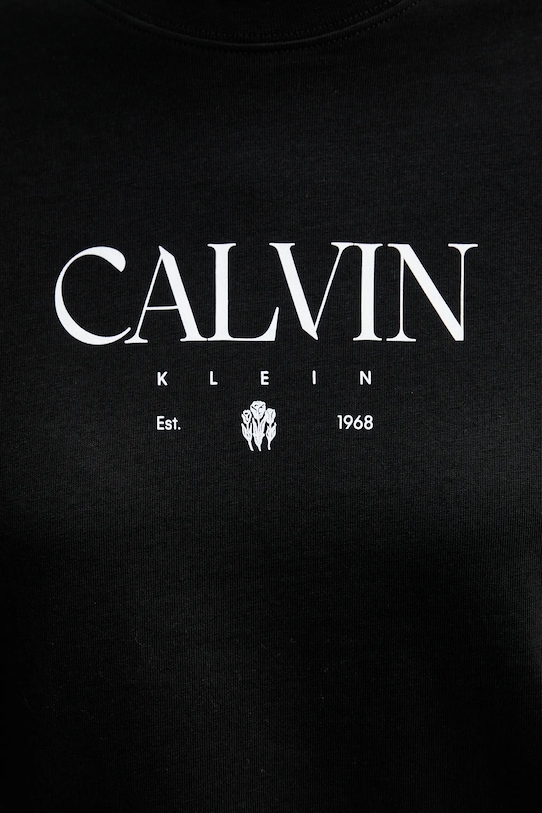 Calvin Klein Jeans t-shirt bawełniany LV047E813G czarny
