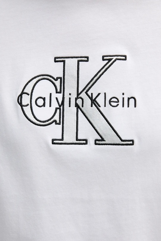 Calvin Klein Jeans t-shirt bawełniany LV047E819G biały