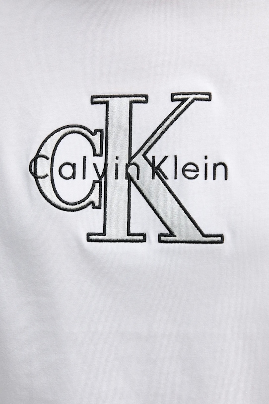 Calvin Klein Jeans t-shirt bawełniany LV047E819G biały