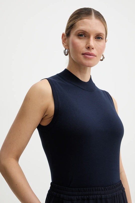 Weekend Max Mara sweter STALLO granatowy 2615361121600