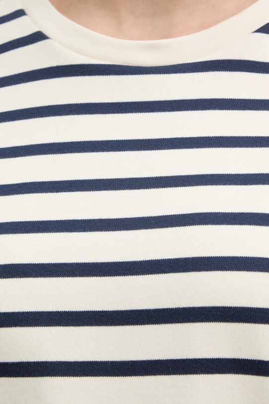 Weekend Max Mara t-shirt bawełniany MULTID 2615941031600 beżowy