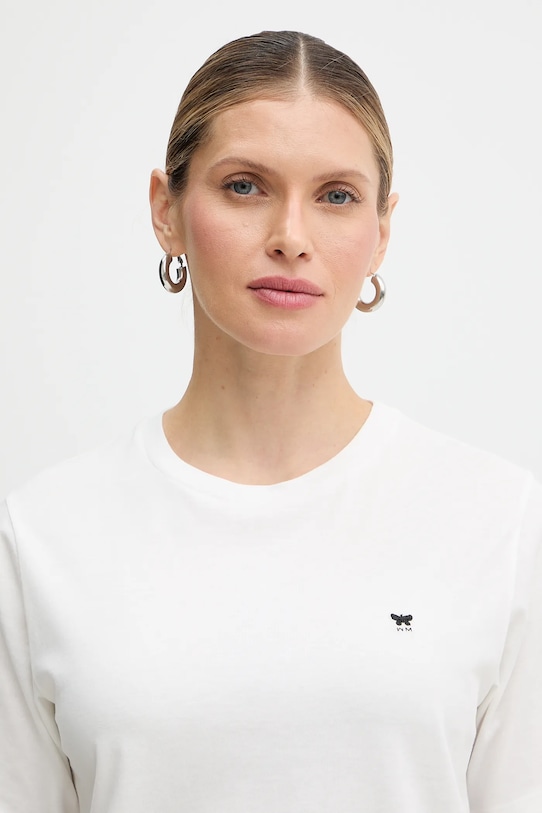 Weekend Max Mara t-shirt bawełniany VENACO biały 2615971031600