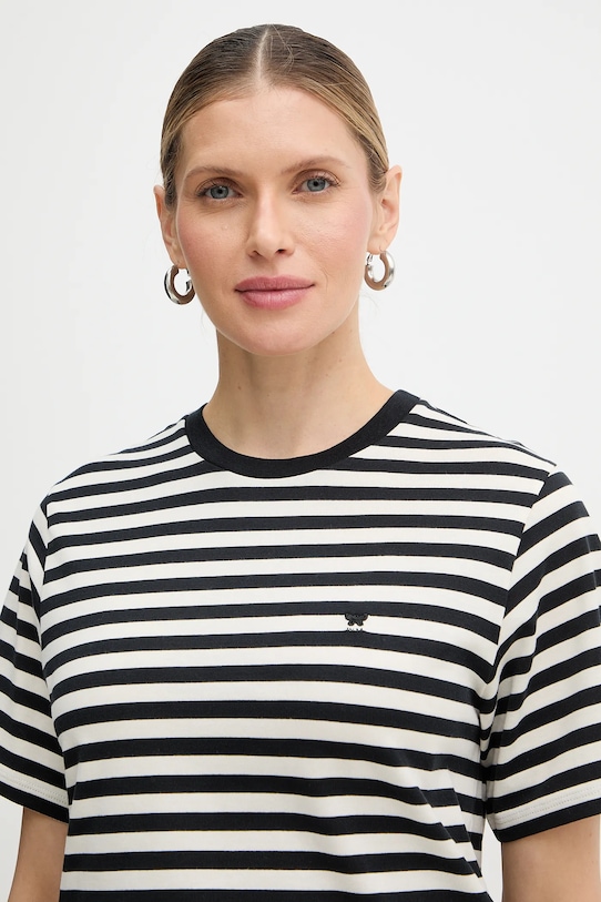 Weekend Max Mara t-shirt bawełniany VENACO beżowy 2615971031600