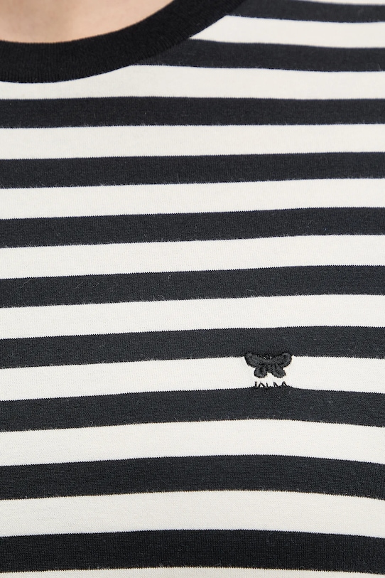 Weekend Max Mara t-shirt bawełniany VENACO 2615971031600 beżowy