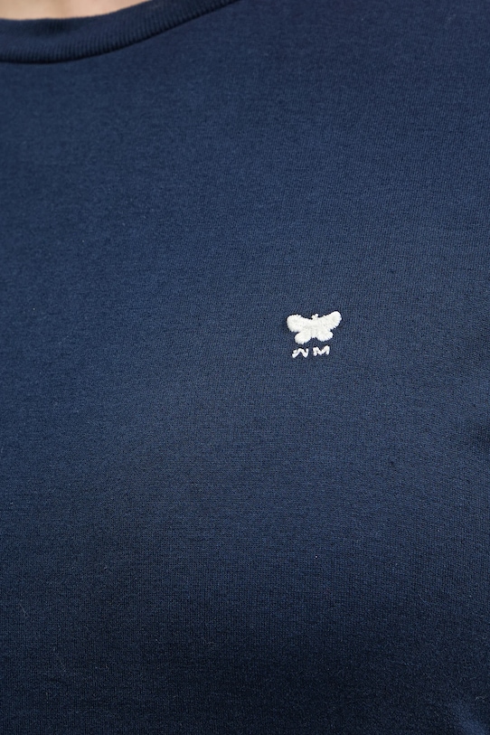Weekend Max Mara t-shirt bawełniany VENACO 2615971031600 granatowy