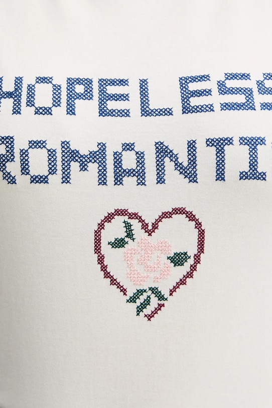 Weekend Max Mara t-shirt bawełniany WEST 2615971041600 beżowy