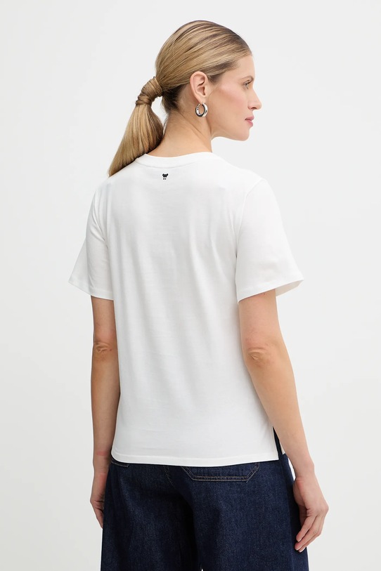 Odzież Weekend Max Mara t-shirt bawełniany TENUE 2615971051600 biały