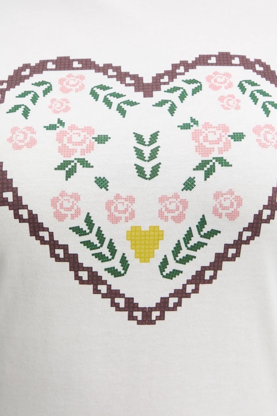 Weekend Max Mara t-shirt bawełniany TENUE 2615971051600 biały