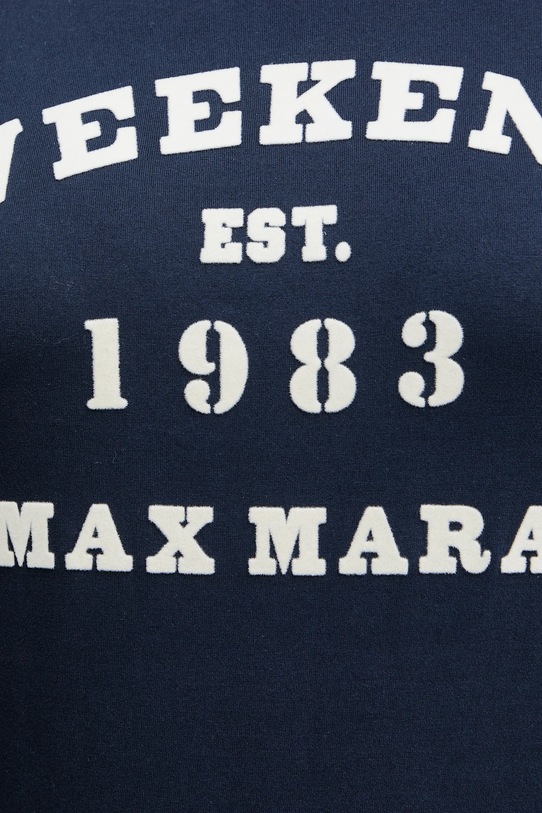 Weekend Max Mara t-shirt bawełniany TENUE 2615971051600 granatowy