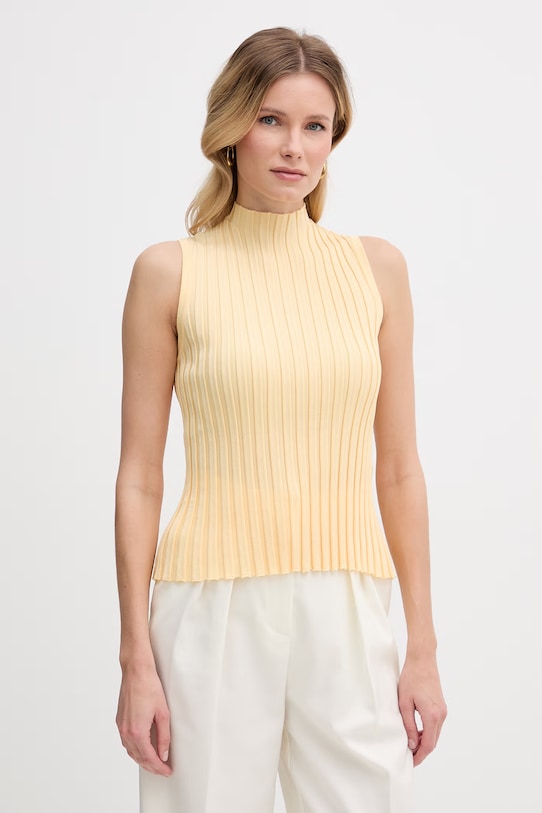 Weekend Max Mara top damski BAUTTA żółty 2615361022600