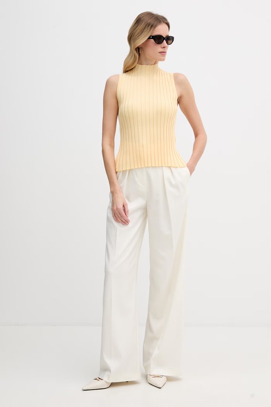 Weekend Max Mara top damski BAUTTA 2615361022600 żółty SS26
