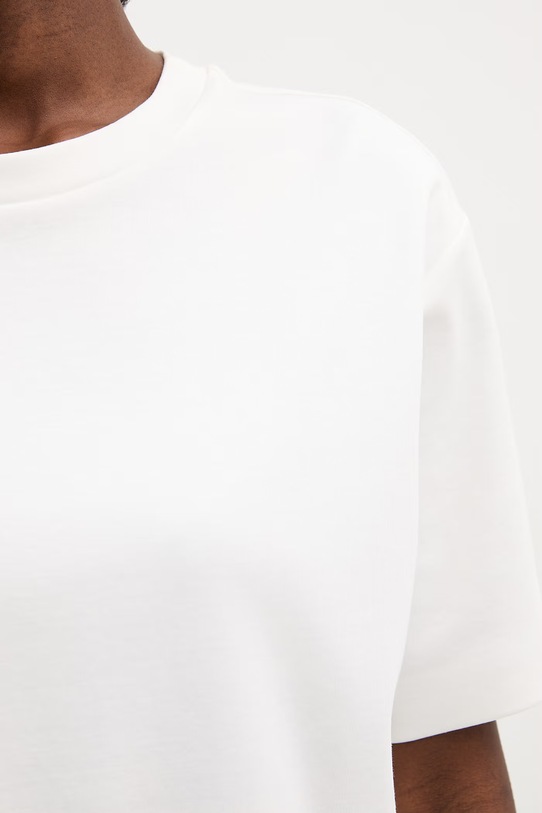 Βαμβακερό μπλουζάκι Weekend Max Mara MULTID 2615941022600 λευκό