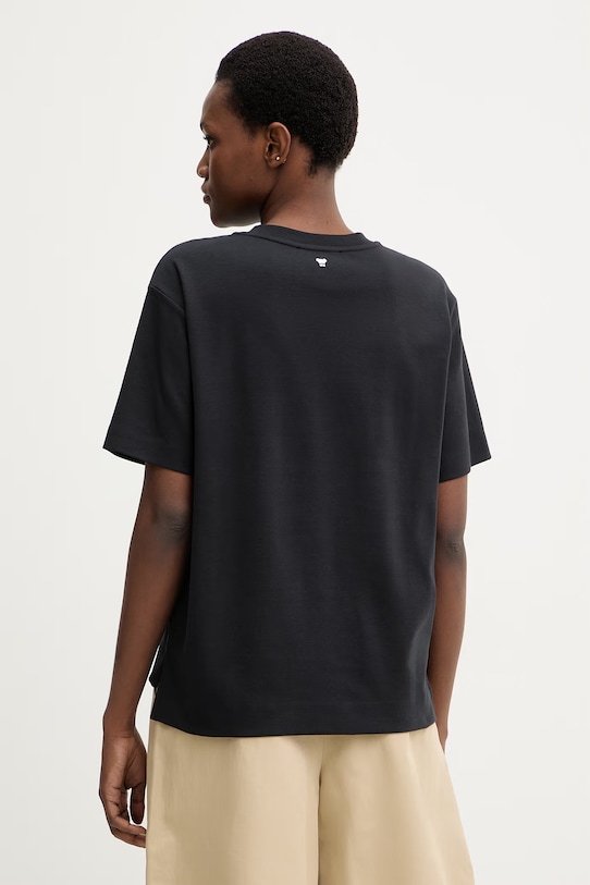 Oblečenie Bavlnené tričko Weekend Max Mara MULTID 2615941022600 čierna