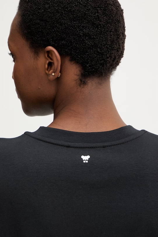 Bavlnené tričko Weekend Max Mara MULTID 2615941022600 čierna