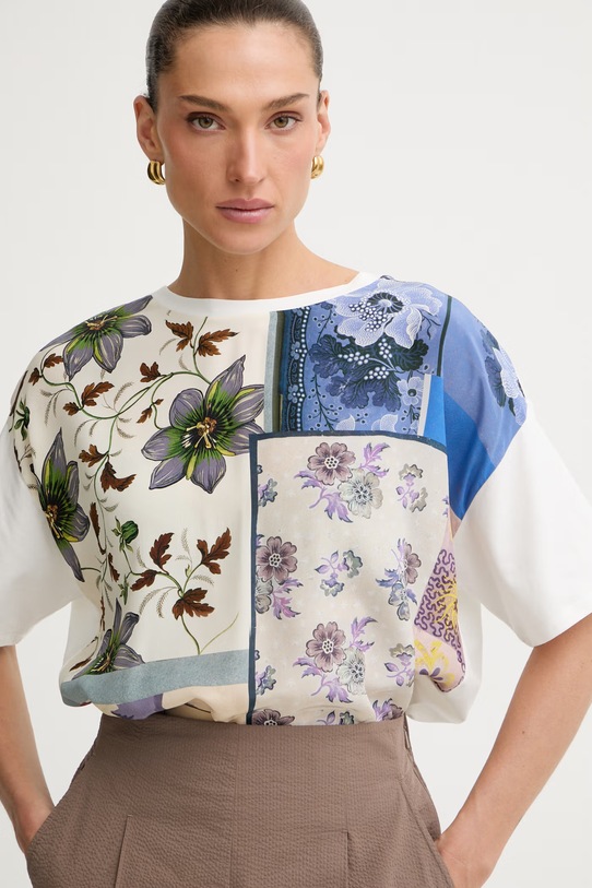 Weekend Max Mara футболка жіноча PAMPAS бежевий 2615941062600