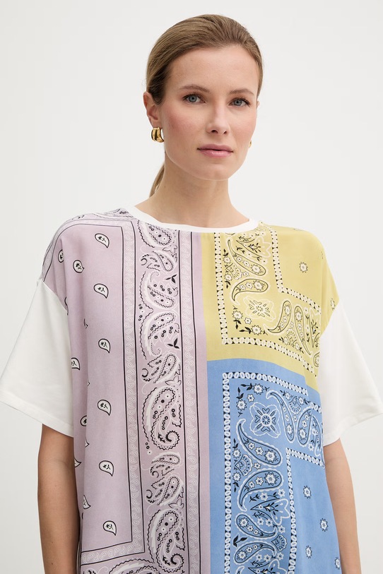 Weekend Max Mara t-shirt damski PAMPAS niebieski 2615941062600