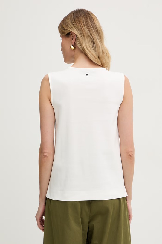 Odzież Weekend Max Mara top damski bawełniany MULTIH 2615941092600 beżowy