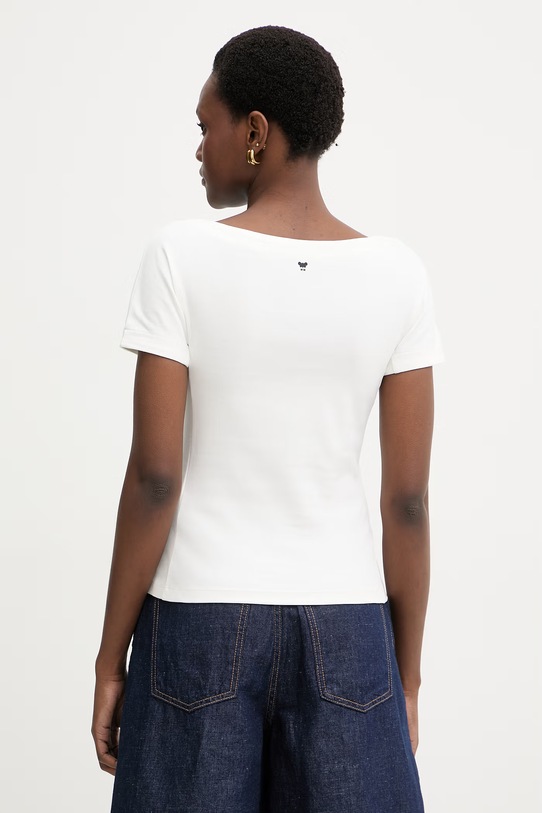 Odzież Weekend Max Mara t-shirt damski bawełniany MULTIG 2615941122600 biały