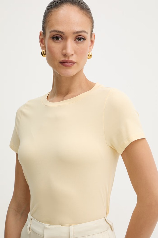 Μπλουζάκι Weekend Max Mara MULTIF κίτρινο 2615971012600