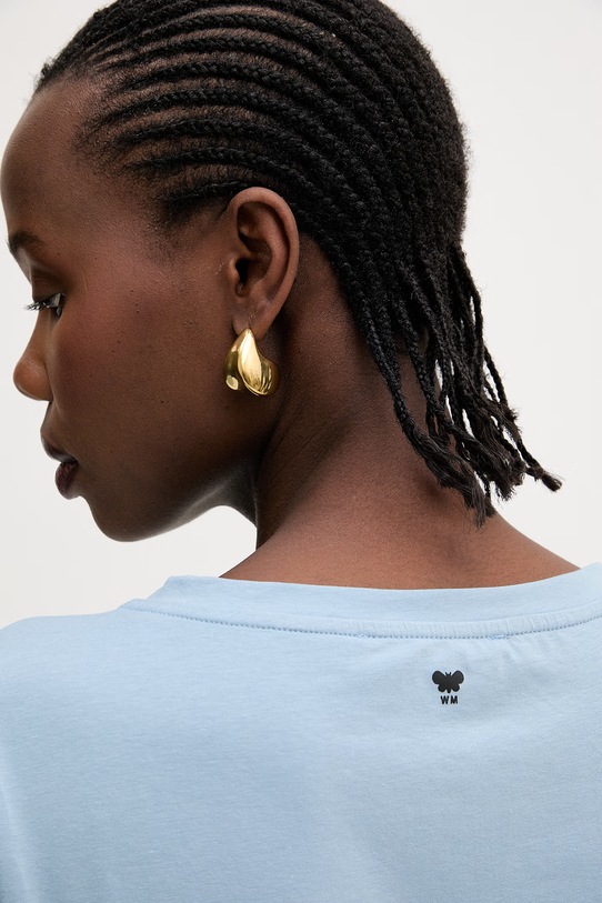 Weekend Max Mara t-shirt MULTIF niebieski 2615971012600