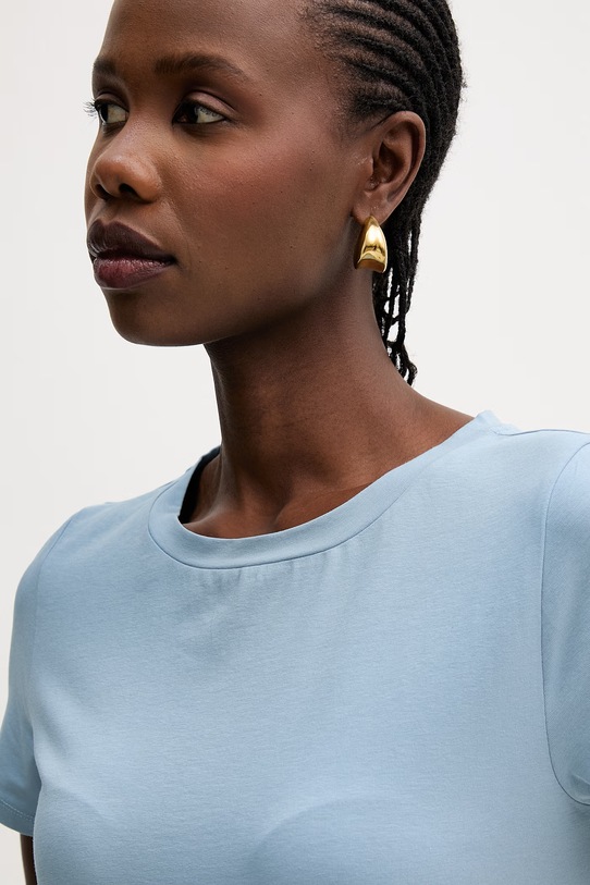 Weekend Max Mara t-shirt MULTIF 2615971012600 niebieski