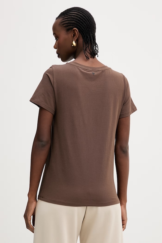 Odzież Weekend Max Mara t-shirt MULTIF 2615971012600 brązowy