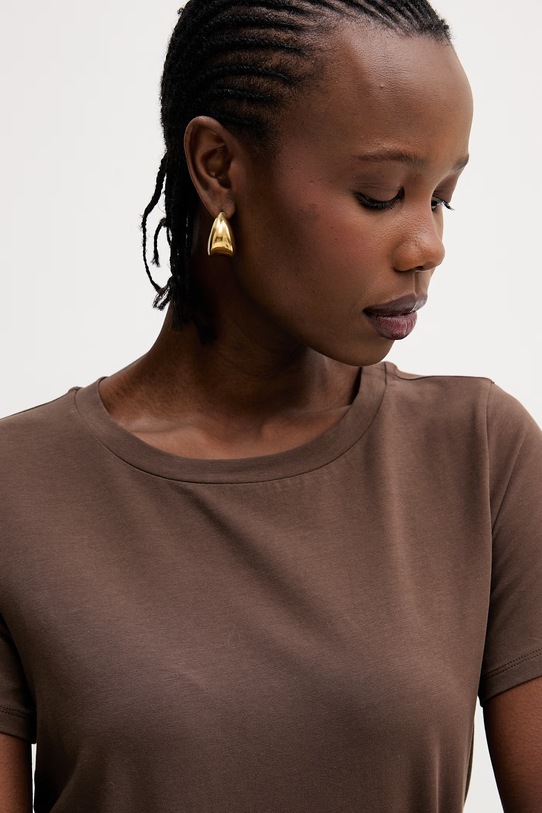 Weekend Max Mara t-shirt MULTIF brązowy 2615971012600