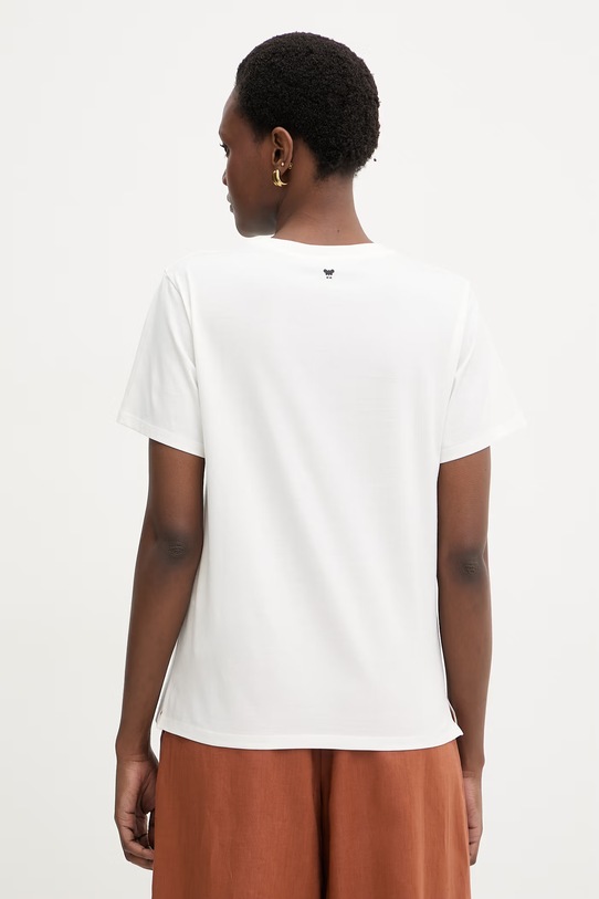 Ρούχα Βαμβακερό μπλουζάκι Weekend Max Mara PANTERA 2615971032600 μπεζ