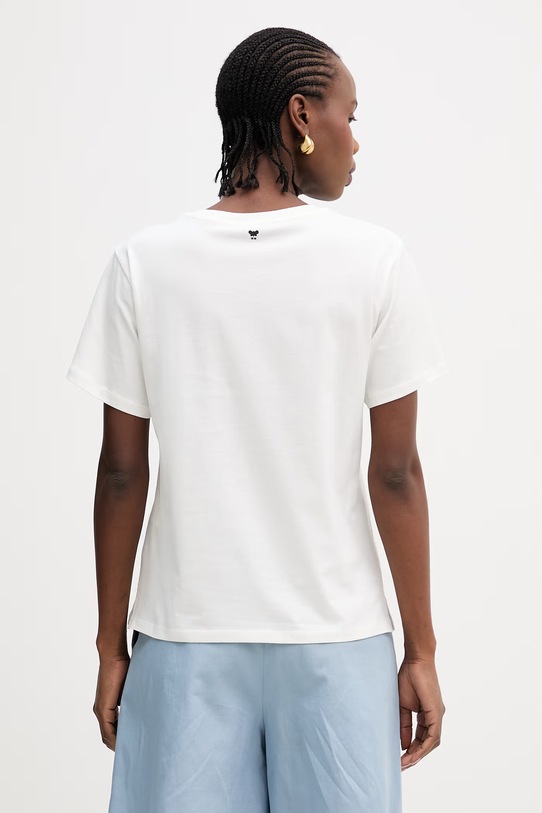 Oblečenie Bavlnené tričko Weekend Max Mara BORA 2615971042600 biela