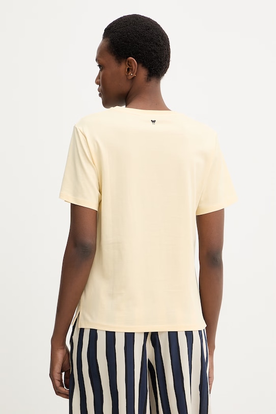 Oblečenie Bavlnené tričko Weekend Max Mara BORA 2615971042600 žltá