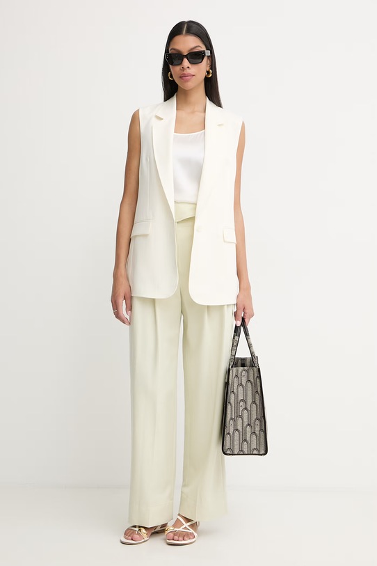 MM by Max Mara top damski jedwabny PAN 2616161017600 beżowy SS26