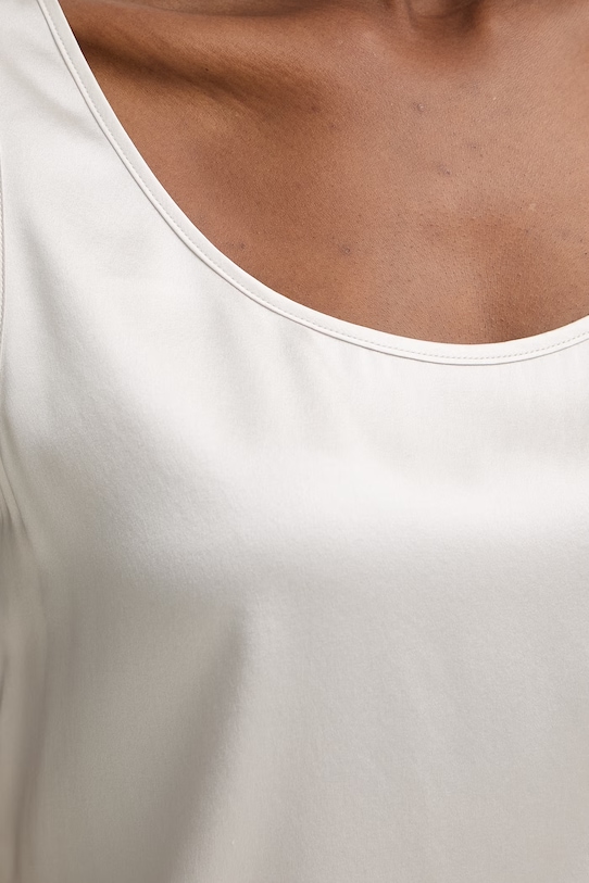 MM by Max Mara top damski jedwabny PAN 2616161017600 beżowy