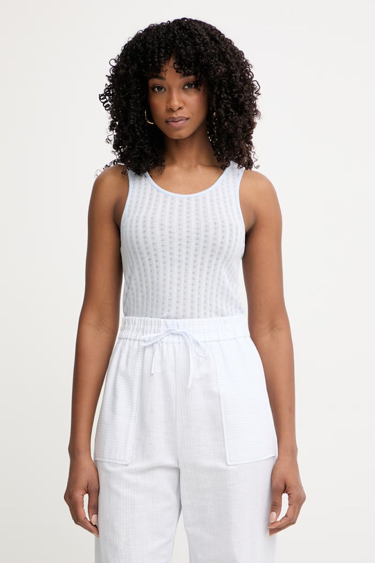 MM by Max Mara τοπ γυναικείο με lyocell AFFINE μπλε 2616941018600