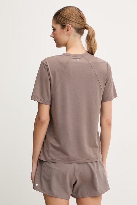 Odzież Salomon t-shirt treningowy SHKout LC2776000 brązowy