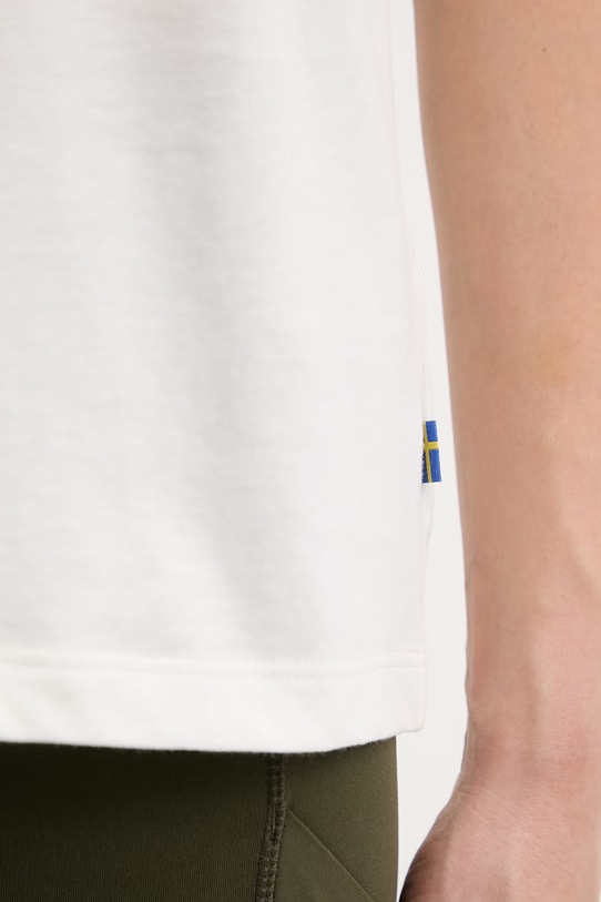 Fjallraven t-shirt damski bawełniany Archive F14600269 beżowy