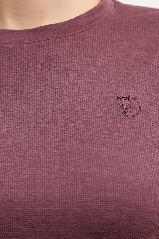 Fjallraven T-shirt sportowy damski Abisko Day F84106 bordowy