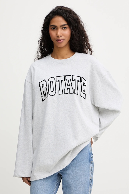 Rotate longsleeve aplikacja szary 1153281473