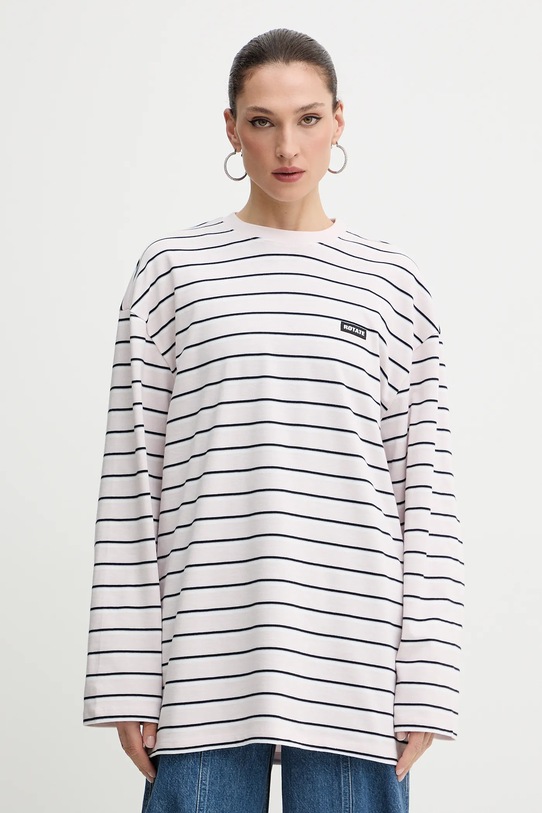 Rotate longsleeve bawełniany wzorzyste fioletowy 1153781810