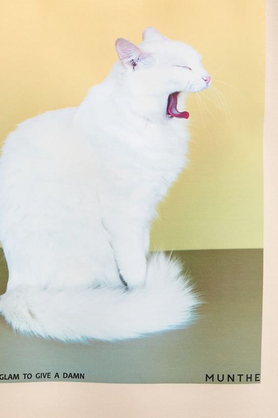 MUNTHE t-shirt RAPLOI 254112525463 beżowy