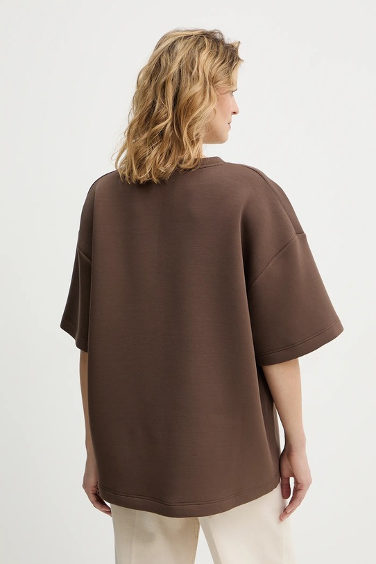 Odzież MUNTHE t-shirt RAPLOI 254112525463 brązowy