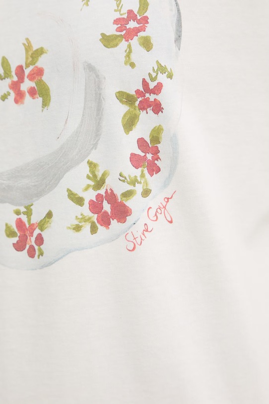 Bavlněné tričko Stine Goya SG.SS26.T009.2243P béžová