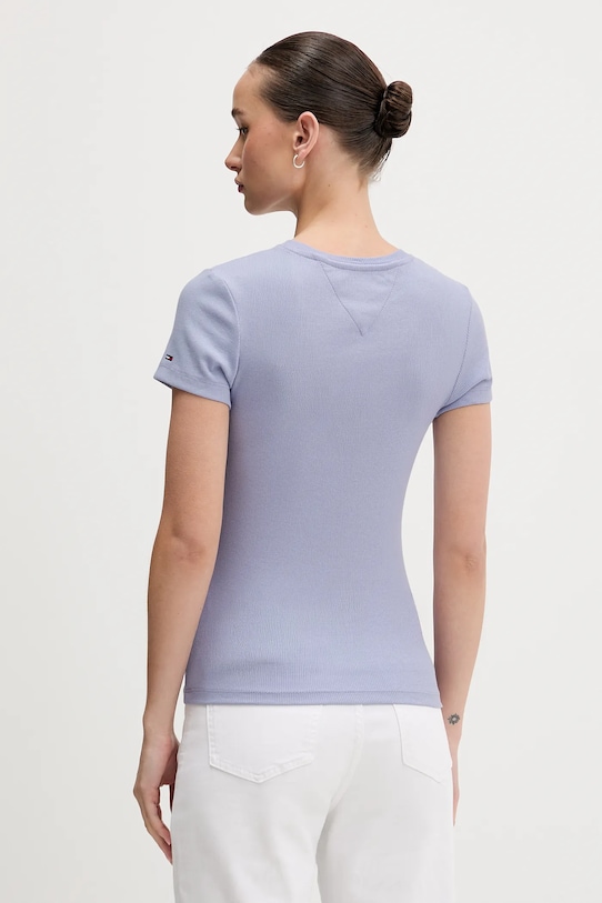 Odzież Tommy Jeans t-shirt DW0DW21838 niebieski