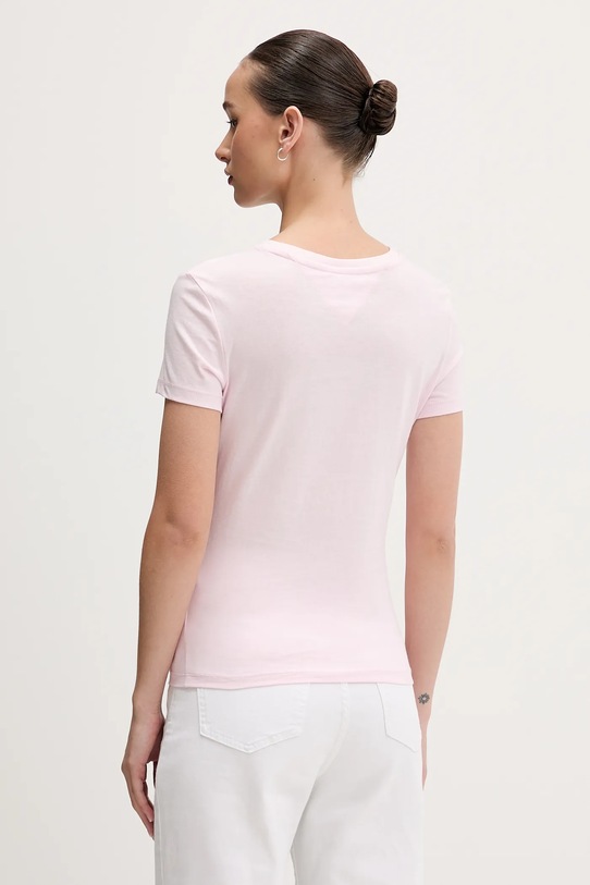 Odzież Tommy Jeans t-shirt bawełniany DW0DW21841 różowy