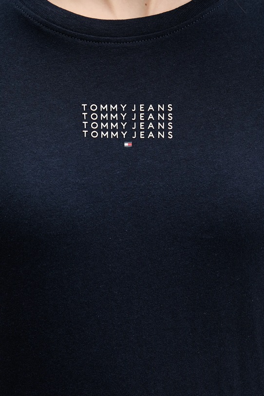 Tommy Jeans t-shirt bawełniany DW0DW21841 granatowy
